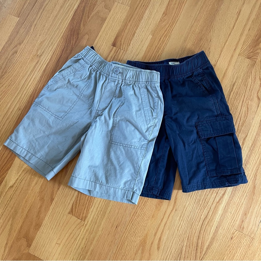 Children’s Place Shorts 2 Pairs Size 8 Gray Blue